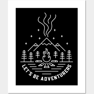 Let's Be Adventurers Posters and Art